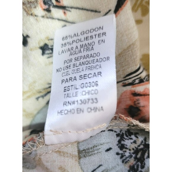 Umgee Mini Dress/Tunic Crochet Trimmed Neck - Size S - Picture 11 of 15